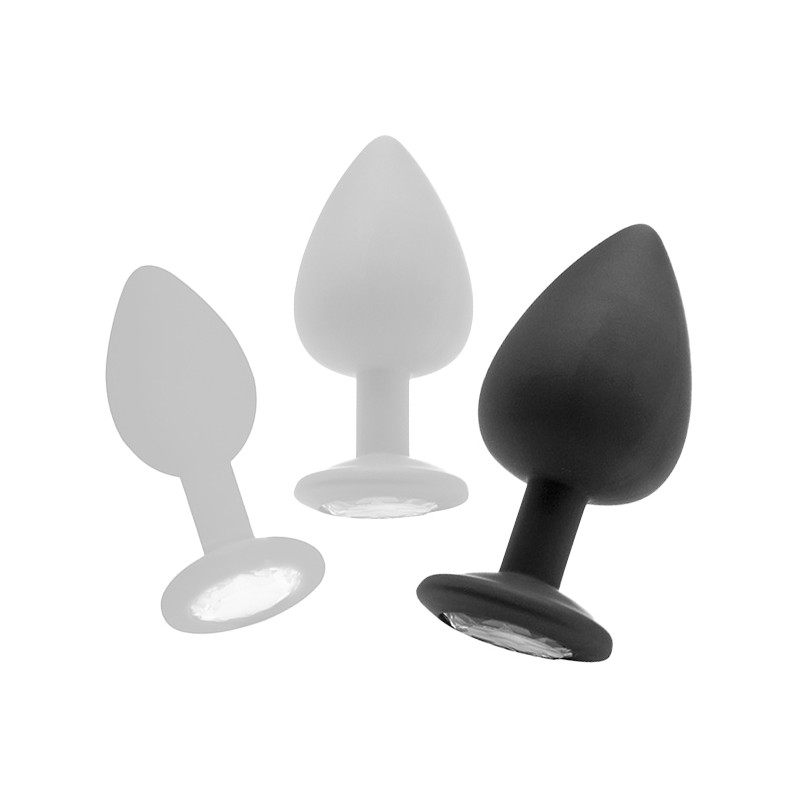 Ouch! Plug Diamond Extra Large – 8 x 4.4 cm Noir